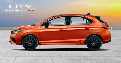 Warna Phoenix Orange Pearl Honda City Hatchback RS Surabaya
