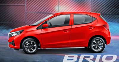Warna Rallye Red New Honda Brio tipe Satya S & E Surabaya